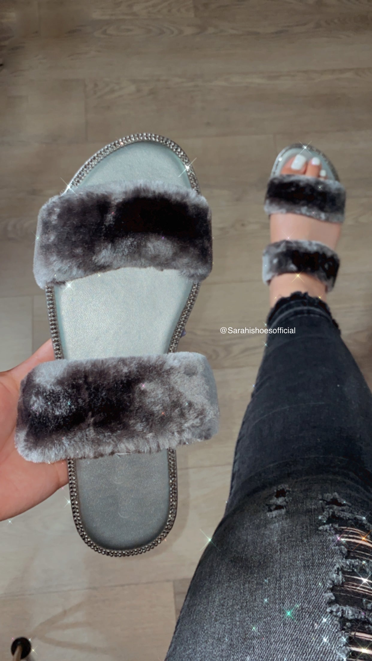 B9EC8437-A9EB-49AD-9BE1-19908720BFDB Nikki Sandal - Grey - Image 1